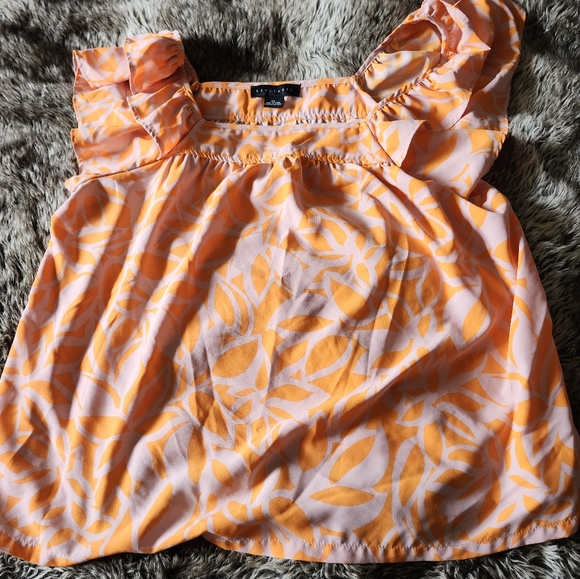 Sanctuary shirt with ruffled very short sleeves - Picture 2 of 4